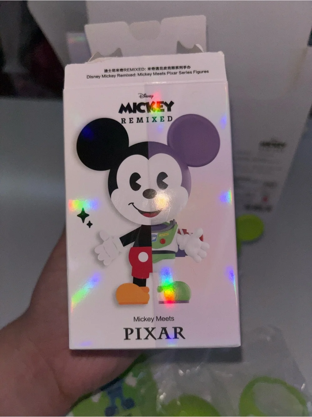 Disney Mickey Remixed Alien Mickey Figure - Green and Blue